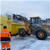 В Красноярске наконец-то заработали снегоплавильные машины