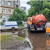 Красноярские улицы снова затопило после дождя