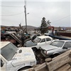 Красноярец устроил на муниципальной земле кладбище разобранных автомобилей