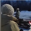Ачинцы помогли полиции задержать нетрезвого снегоходчика (видео)