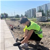 В Красноярске проверили ход благоустройства Аллеи героев Чернобыля
