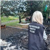 В Канске расследуют пожар на месте захоронения бойца СВО 