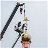 «Это свершилось!»: у храма на красноярской Стрелке появились купол и крест 