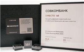 Совкомбанк подтвердил свое место в тройке лидеров независимого рейтинга Mobile Banking Rank 2025