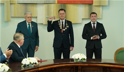 Сергей Верещагин официально вступил в должность мэра Красноярска