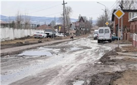 В красноярской Покровке подтопило дома частного сектора