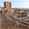 Две подпорные стены достроят в мае у опасного склона на 2-й Огородной в Красноярске