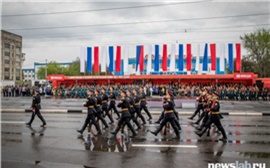 Красноярцам сообщили, когда перекроют Красраб для репетиции шествия 9 мая