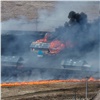 Еще один крупный пожар произошел в окрестностях Красноярска