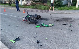 Мотоциклист погиб в ДТП на левобережье Красноярска