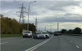 Появилось видео смертельной аварии в центре Красноярска