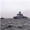 В Дудинку вновь прибыли боевые корабли (видео)