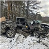 В Енисейском округе водитель Hyundai выжил в жестком ДТП с грузовиком