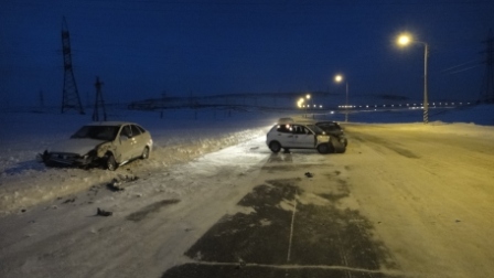 Авария произошла вчера на автодороге Норильск - Алыкель