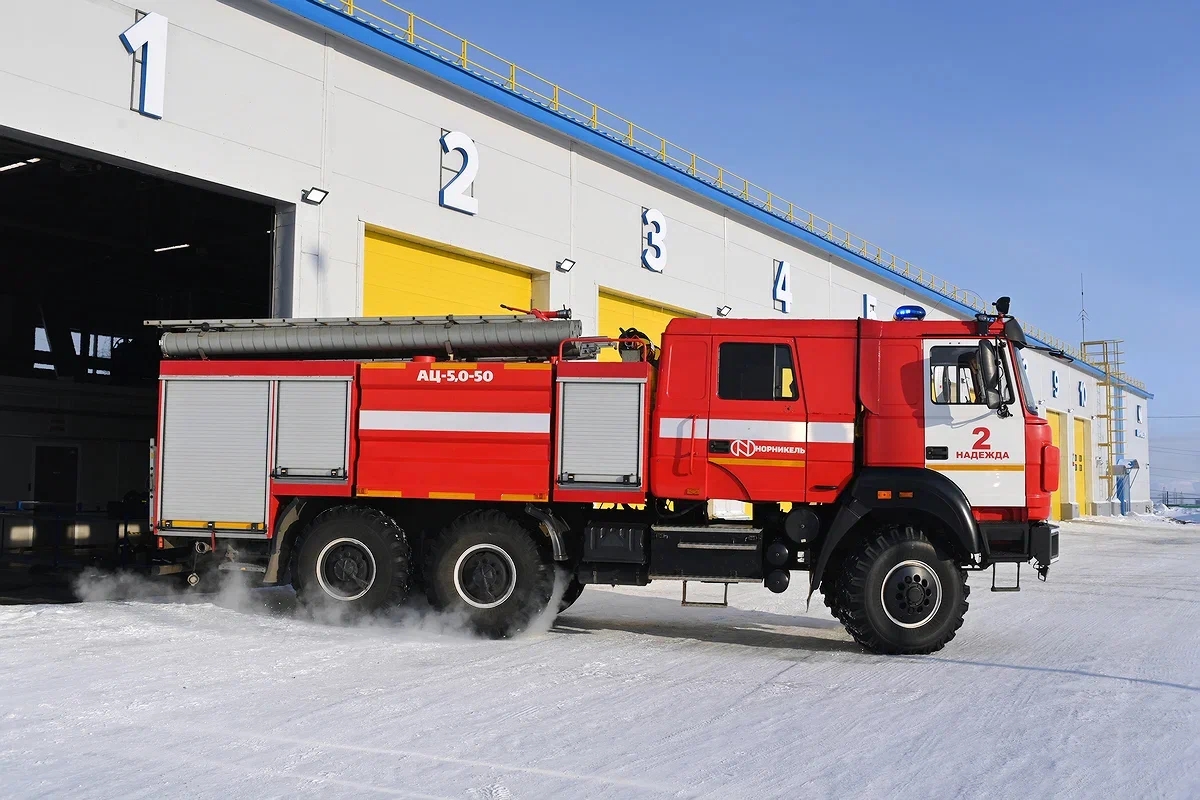 Пожарное депо в Оганере