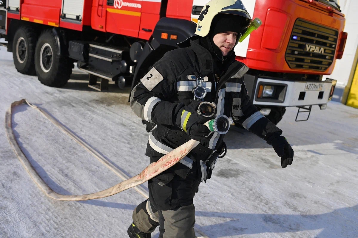 Пожарное депо в Оганере