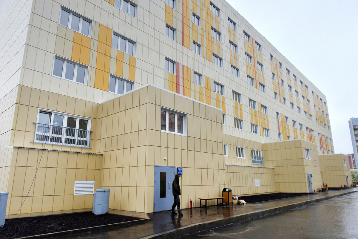 Дом на ул. Кирова, построенный «Норникелем», незадолго до сдачи